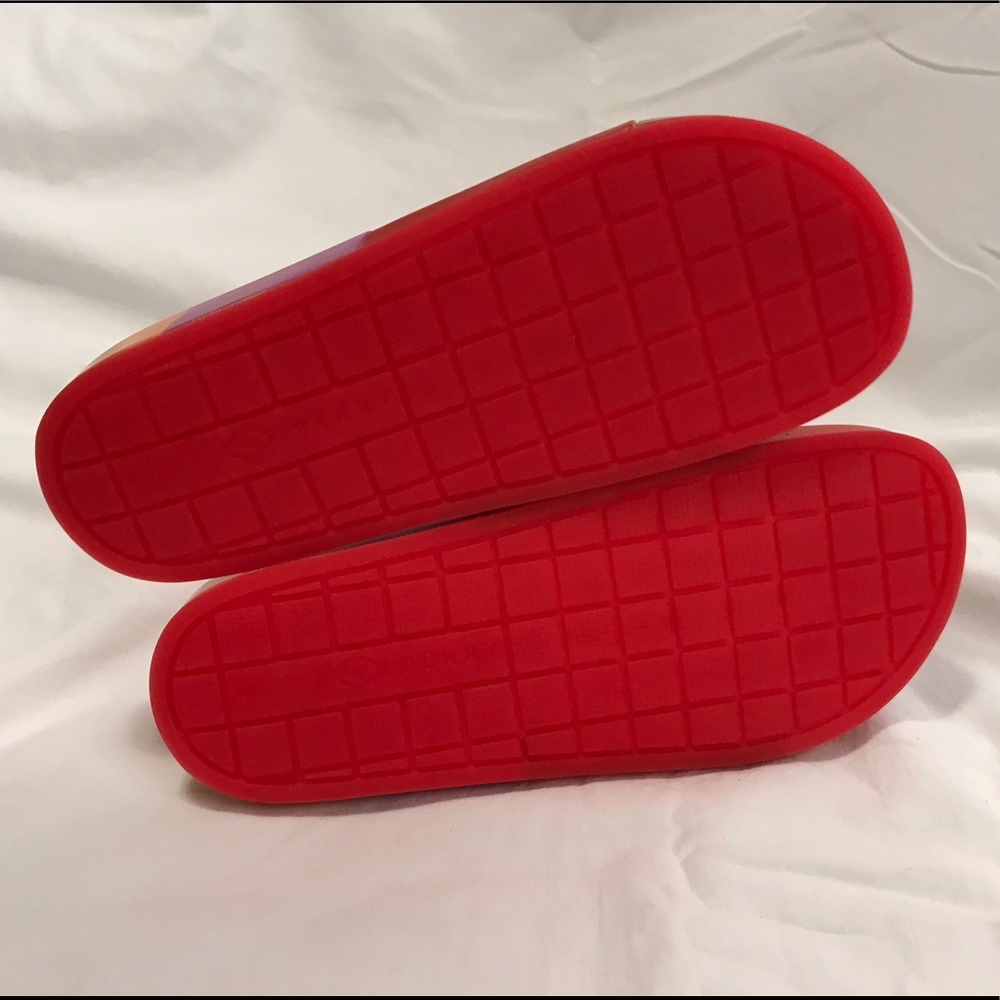 Katy Perry Color Block Slip On Slides Sandals 7 - Picture 8 of 8